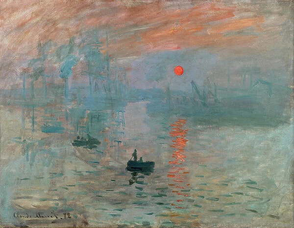 Impression: Sunrise, 1872 (oil on canvas)