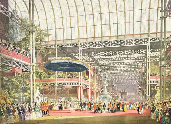 The Inauguration of the Great Industrial Exhibition of 1851