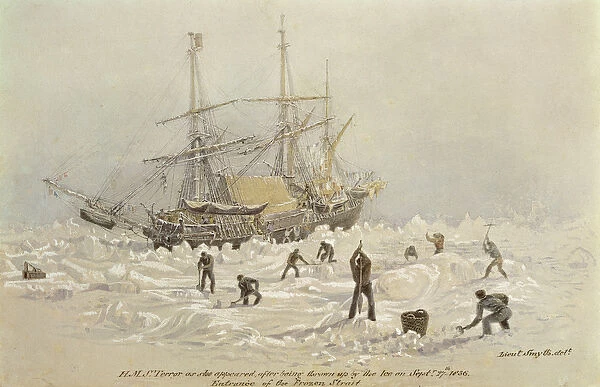 Incidents on a Trading Journey: HMS Terror as she Appeared After Being Thrown Up