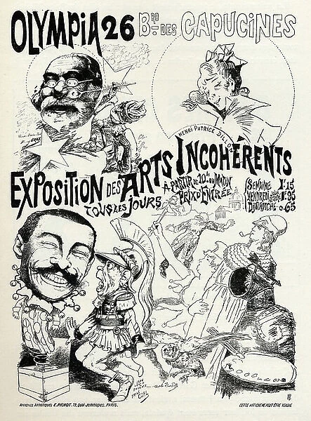 Incoherent Arts Exhibition at the Olympia, Paris, 1893 (poster)