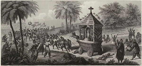 Indian procession (engraving)