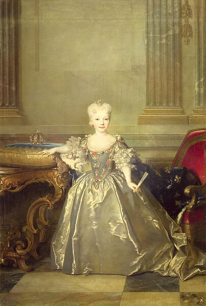 Infanta Maria Ana Victoria de Borbon, 1724 (oil on canvas)