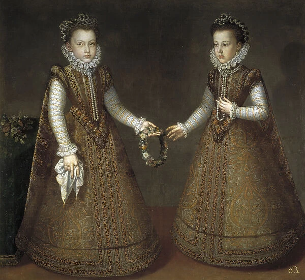 The Infantas Isabel Clara Eugenia (Isabelle Claire Eugenie d