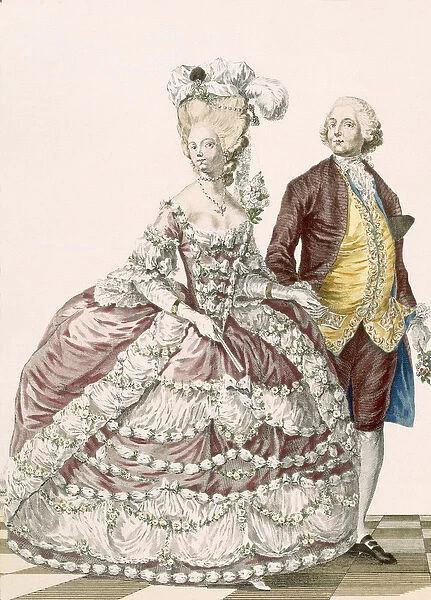 Informal wedding dress, engraved by Dupin, plate no. 88 from