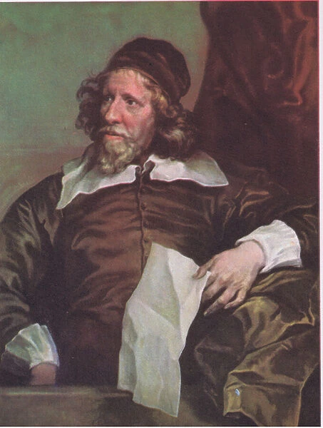 Inigo Jones (1573-1652) (colour litho)