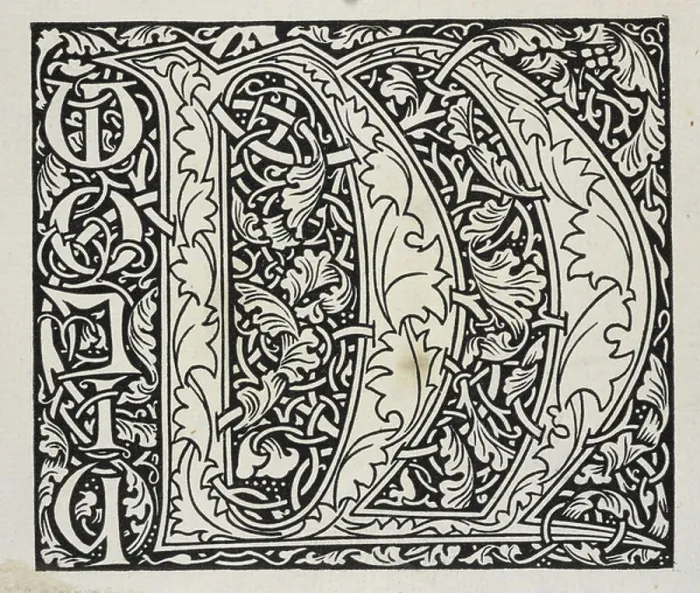 Framed Print : Initial, black and white