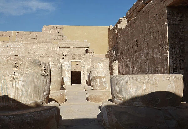 Inner courtyard, Horus temple, Edfu