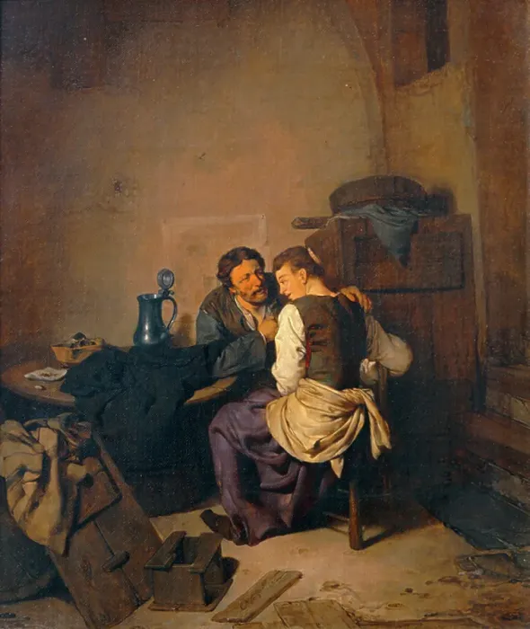 Framed Print : Interieur rustique - rustic interior