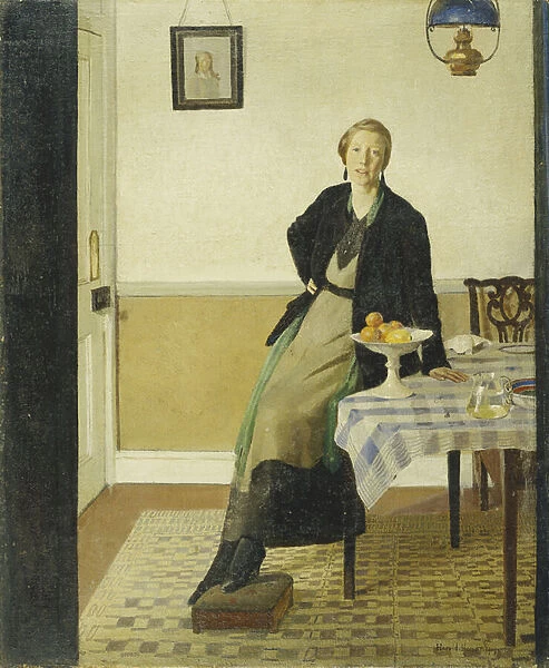 An Interior, 1919, 1919 (oil on canvas)