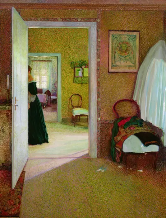 Framed Print : Interior. WH48612 Interior by Hampel, Walter Sigmund Framed Print : Interior. WH48612 Interior by Hampel, Walter Sigmund