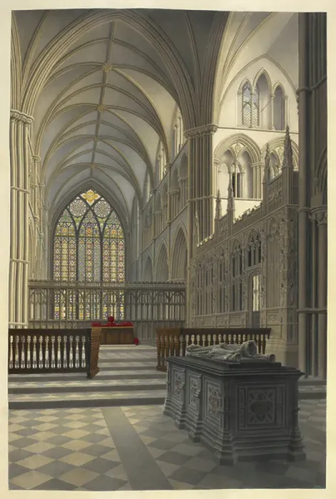 Framed Print : Interior of a cathedral Framed Print : Interior of a cathedral