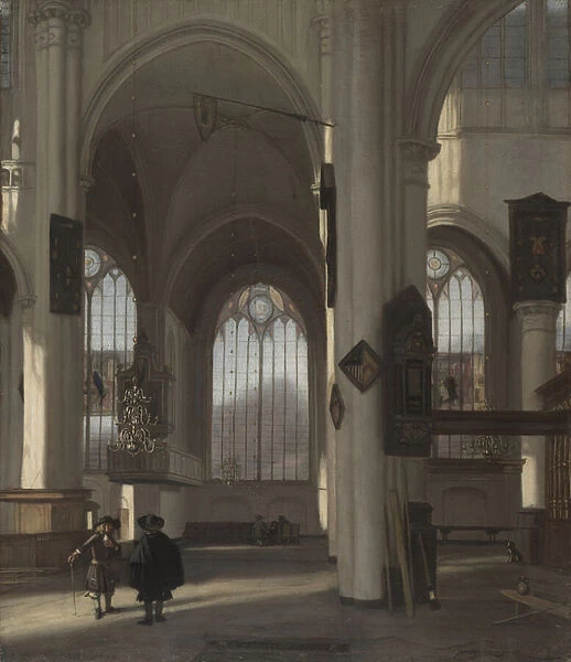 Interior of a Church, c. 1680 (oil on canvas)