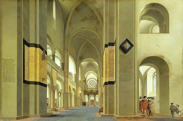 Interior of the Marienkirche in Utrecht, 1638 (oil on panel)