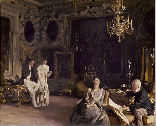 An Interior in Venice, 1899 (oil on canvas)
