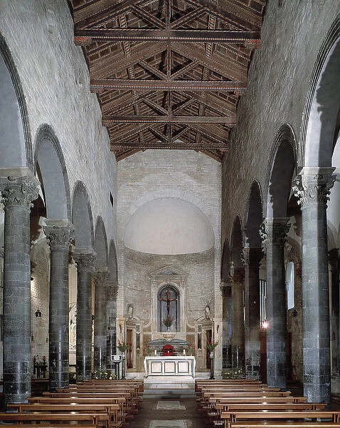 Interior view of the church of the apostles, 11th-16th century