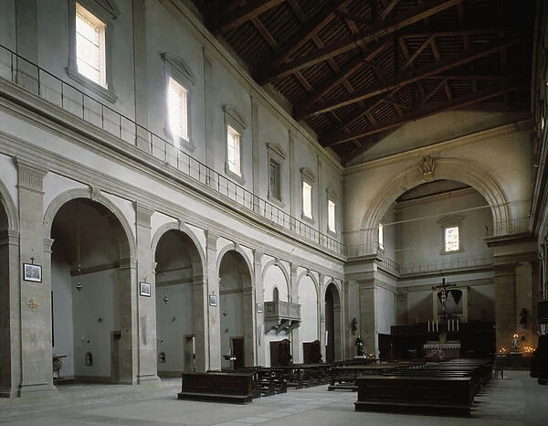 Interior view of the church of San salvatore al Monte, 1499-1500