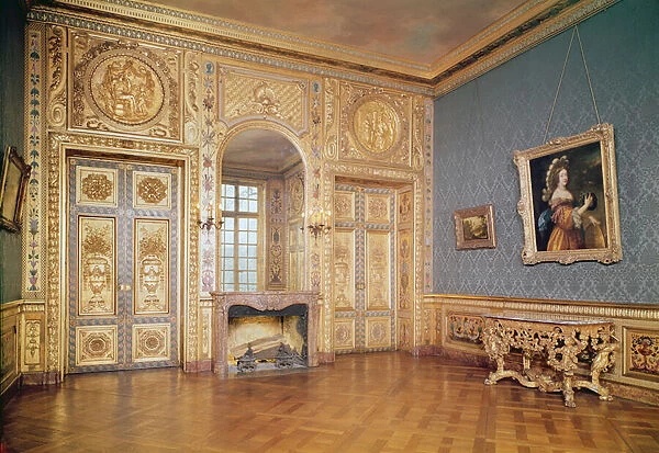 Interior view of the Petit Salon, c. 1660 (photo)