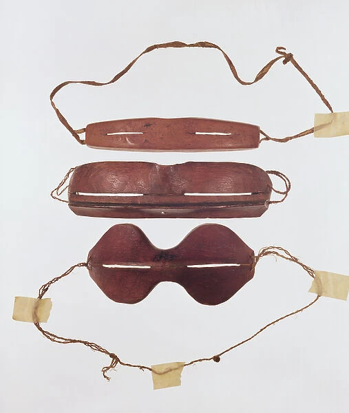 Inuit sun  /  snow glasses (leather)