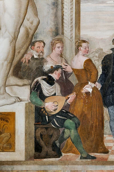 Invitation to the Dance, Main Hall, c. 1570 (fresco)