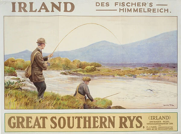 Ireland: the Fishermans Paradise, 1926 (colour litho)
