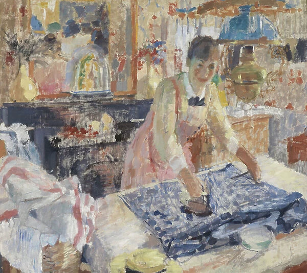 Ironing, 1912 (oil on canvas)