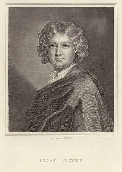 Isaac Beckett - English mezzotint engraver (1653-1719) (engraving)