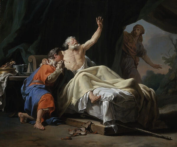Isaac Blessing Jacob, 1768 (oil on canvas) Paintings Oil on canvas