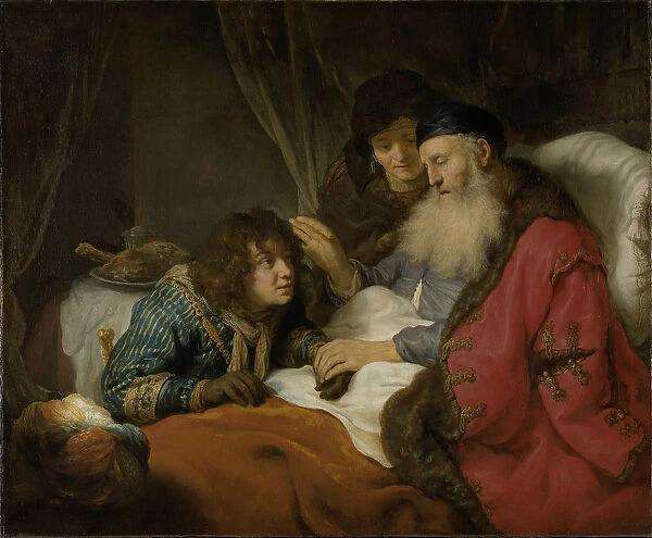 Isaac Blessing Jacob, c. 1638 (oil on canvas)