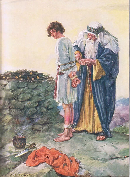 Is Isaac to die? illustration from Through the Bible