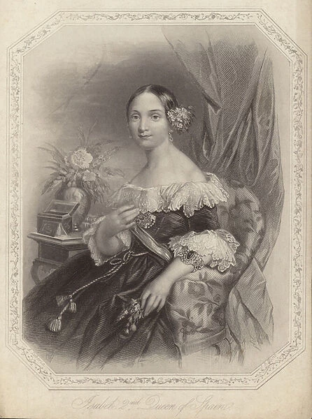 Isabella II of Spain (engraving)