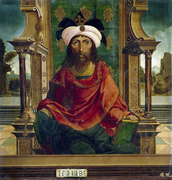 Isaiah, by the Master of Becerril, ca. 1525 (oil on panel)