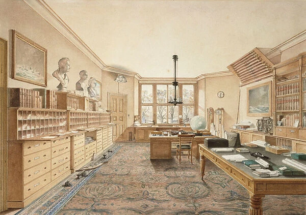 Isambard Kingdom Brunels Office at 18 Duke Street, Westminster (pencil