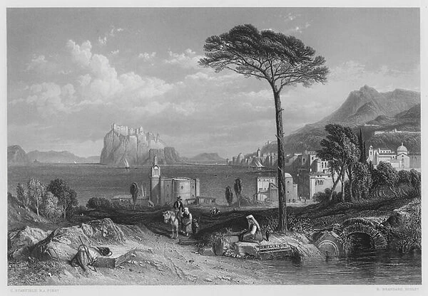 Ischia, from the picture in the Royal Collection (engraving)