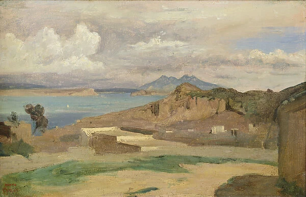 Ischia, View from the Slopes of Mount Epomeo, 1828 (oil on canvas)