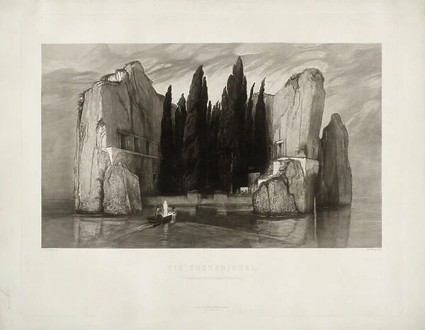 The Isle of the Dead, 1890 (etching & aquatint on chine colle)