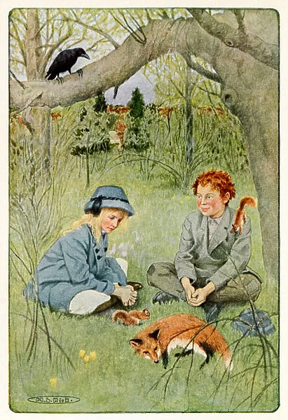 'It seemed scarcely bearable to leave such delightfulness'from The Secret Garden by Frances Hodgson Burnett (1849-1924), 1911