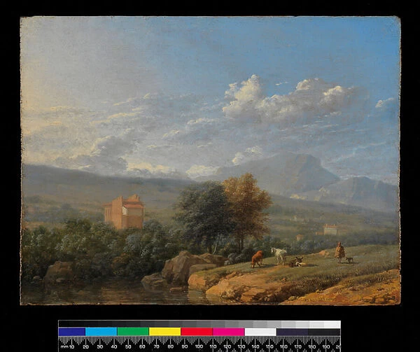 Italian Landscape, before 1678 (oil on panel)