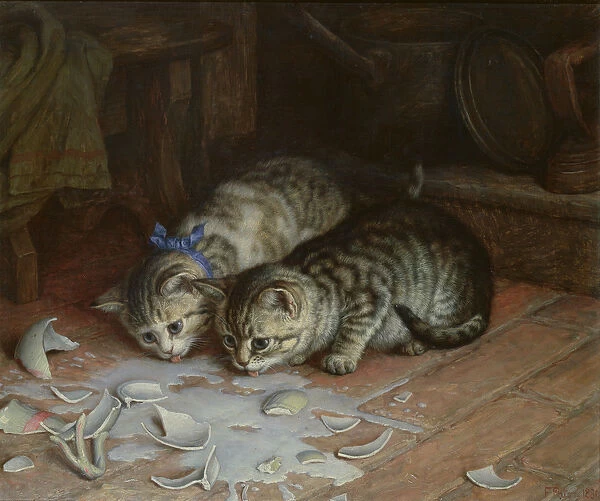 'Its no use Crying over Spilt Milk', 1880