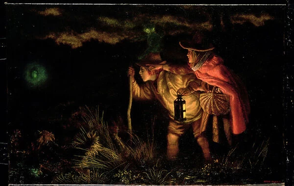 Jack O Lantern, 1872 (oil on canvas)