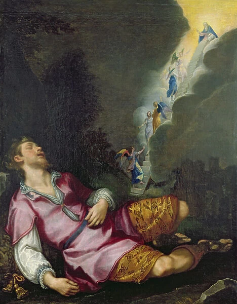 Jacobs Dream, 1593 (oil on canvas)