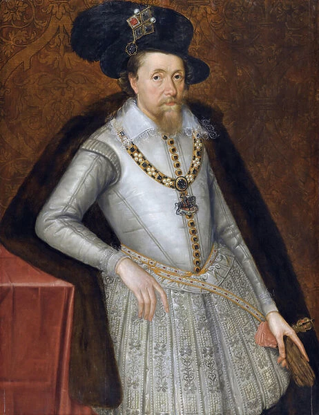Jacques VI et Ier - Jacques Stuart - Portrait of King James I of England (1566-1625