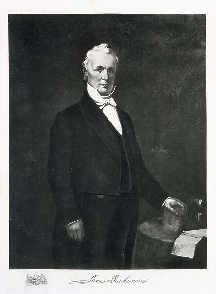 James Buchanan, 15th President of the United States of America (photogravure)