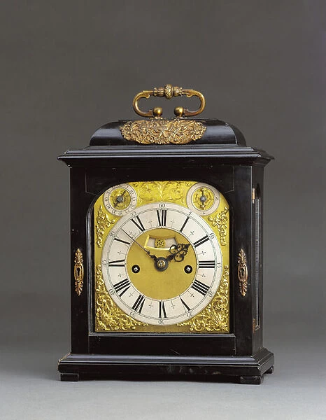 James II mounted striking bracket clock with pull quarter repeat, no. 166, c