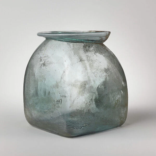 Jar with lid, 1st-2nd century AD (glass)
