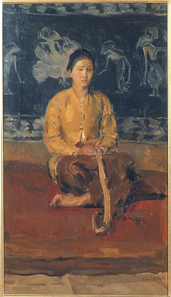 A Javanese woman seated, c. 1916 (oil on canvas)