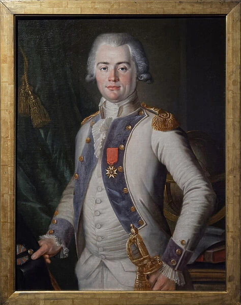 Jean Louis de Lostanges, captain of infantry, c. 1789-91 (oil on canvas)