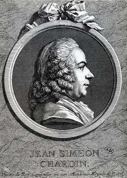 Jean Simeon Chardin (copper engraving)
