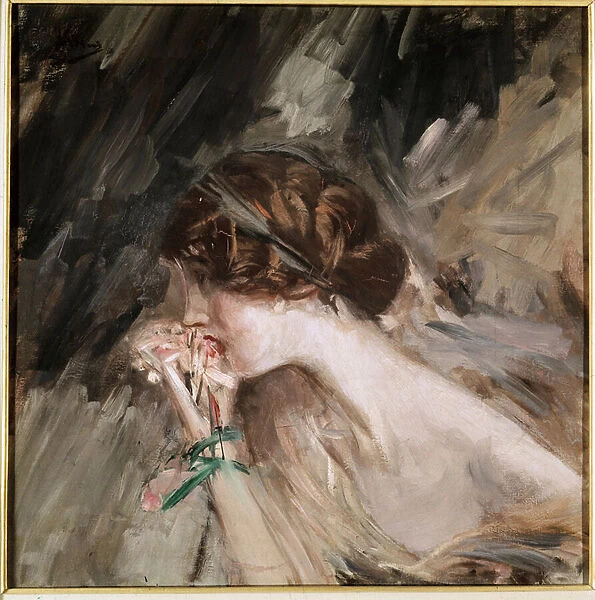 Jeanne. Painting by Giovanni Boldini (1842-1931), late 19th, early 20th century