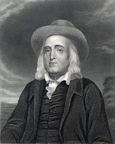 Jeremy Bentham (1748-1832) from Gallery of Portraits, published in 1833