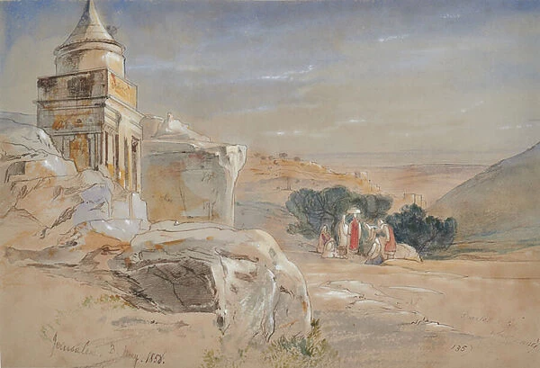 Jerusalem 3, 1858 (Watercolour, Ink)